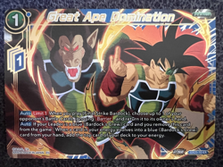 Dragon Ball Super Card Game Great Ape Domination EX25-10 EX NM - Image 1