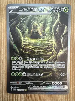 Wo-Chien ex - 257/193 - Pokemon Paldea Evolved Special Illustration Rare Card NM - Image 1