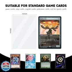 Katomula 1200CT Perfect Fit Inner Sleeves for Double Sleeving, Clear Card Sle - Image 2
