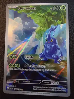 Heracross Scarlet & Violet 2023 Paldea Evolved Illustration Rare Card #194/193 - Image 1