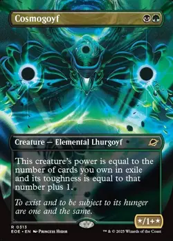 Cosmogoyf x1 1x Borderless Edge of Eternities NM MTG - Image 1
