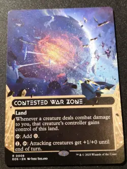 Contested War Zone - Borderless - Stellar Sights - EOS - MTG - EN - NM - 0008 - Image 1