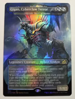MTG Gigan, Cyberclaw Terror *FOIL* Ikoria: Lair of Behemoths 384 NM - Image 1