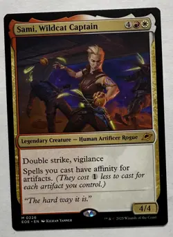Sami, Wildcat Captain Foil 0226 EOE NM/MT [Edge of Eternities:MTG] - Image 1