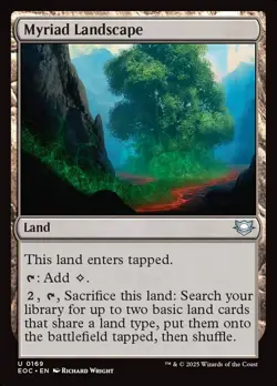 MTG Commander EOE U Myriad Landscape #0169 PLAYSET 4X X4 - Image 1