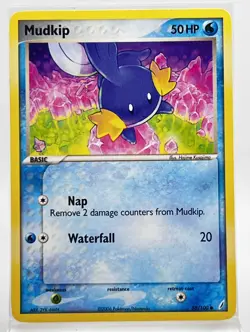 Mudkip 58/100 Crystal Guardians LP Pokemon Card 2006 - Image 1