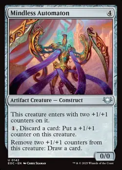 MTG Commander EOE U Mindless Automaton #0142 PLAYSET 4X X4 - Image 1
