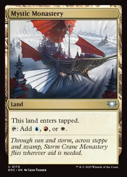 MTG Commander EOE U Mystic Monastery #0170 PLAYSET 4X X4 - Image 1