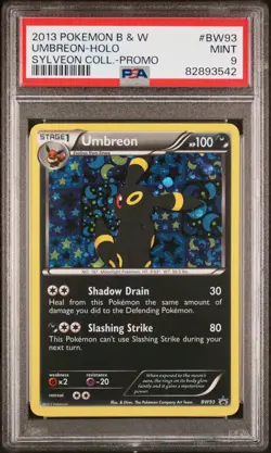 2013 POKEMON UMBREON BW93 BLACK STAR PROMO PSA 9 FULL SYLVEON COLLECTION SET - Image 1