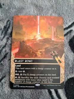 Blast Zone Borderless (NM Non-Foil) 0002 Rare MTG - Image 1