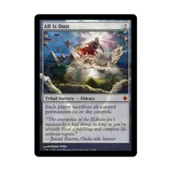 WOTC MtG Rise of the Eldrazi All Is Dust (MR) EX - Image 1
