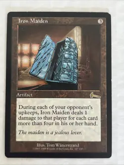 Iron Maiden URZA'S LEGACY Regular Rare *w/ Tracking* mtg LP - Image 1