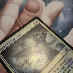 FOIL U 0033 Scout for Survivors Sorcery Uncommon Edge of Eternities MTG Card - Image 2