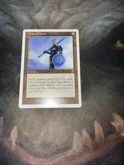 MTG Coat of Arms 7th Edition NM Tribal Artifact Elf Goblin Lord Rare 7ED - Image 1
