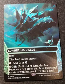 Lumbering Falls - Borderless - Stellar Sights - EOS - MTG - EN - NM - 0024 - Image 1