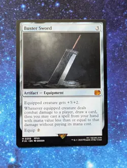 MTG Buster Sword 0255 Regular Mythic Magic The Gathering FIN Final Fantasy NM - Image 1