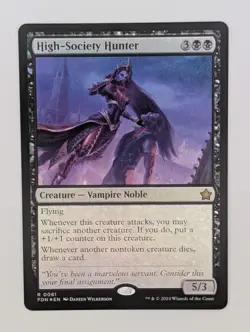 High-Society Hunter *Foil* - NM - Foundations - MTG - Image 1