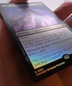 High-Society Hunter *Foil* - NM - Foundations - MTG - Image 4