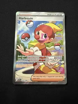 2025 Pokemon TCG English SV White Flare Harlequin 163/086 Ultra Rare NM - Image 1