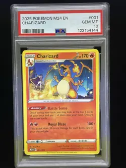 2025 POKEMON M24 EN-MCDONALD'S COLLECTION #001 CHARIZARD PSA 10 - Image 1