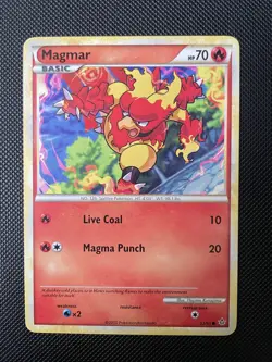 Magmar - 52/95 - HGSS Unleashed - Pokemon TCG - Heartgold & Soulsilver LP - Image 1