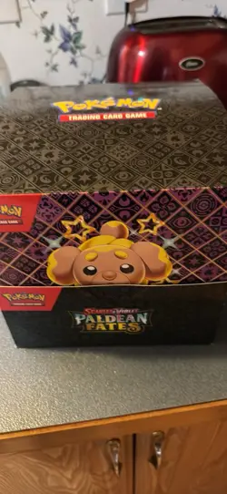 💥 Pokemon Paldean Fates Tech Sticker Collection Display 12 Blister (36 Packs) - Image 1