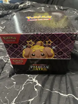 💥 Pokemon Paldean Fates Tech Sticker Collection Display 12 Blister (36 Packs) - Image 1