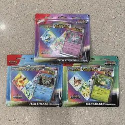 Pokemon TCG: Pristmatic Evolutions Tech Sticker Collection (Full Set of 3) - Image 1