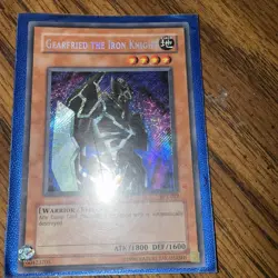Yugioh Gearfried The Iron Knight BPT-EN012 Secret Rare MP - Image 1