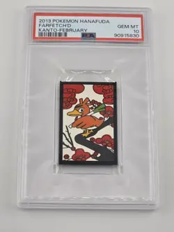 Pokemon Card Farfetch'd Kanto February Hanafuda 2013 PSA 10 GEM MINT - Image 1