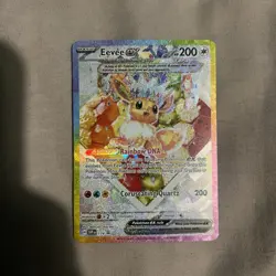 Eevee ex SVP 174 Prismatic Evolutions Black Star Promo Card SPC promo NM/M - Image 1