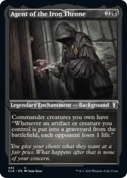 Agent of the Iron Throne (Etched Foil): CLB - MTG Foil NM - Image 1