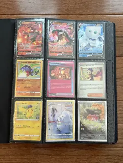 Mewtwo Ultra Pro Used Binder-Includes 200+ POKEMON Card Collection- 9 Pocket - Image 2