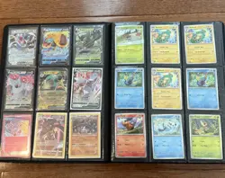 Mewtwo Ultra Pro Used Binder-Includes 200+ POKEMON Card Collection- 9 Pocket - Image 3