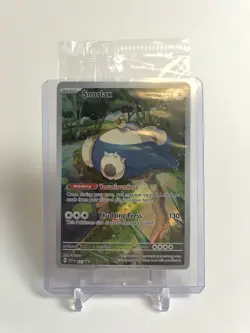 SEALED - 051 Snorlax Pokemon TCG Black Star Scarlet & Violet 151 ETB Promo Card - Image 1