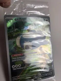 SEALED - 051 Snorlax Pokemon TCG Black Star Scarlet & Violet 151 ETB Promo Card - Image 4