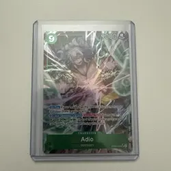 Adio Alt Art One Piece Card Game OP09-023 SR, English Edition - Image 1