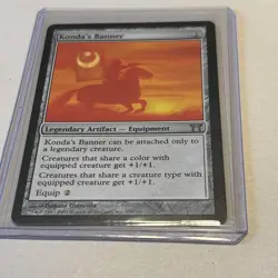 MTG Magic the Gathering Card Konda’s Banner - Image 1