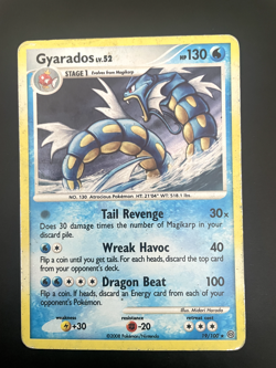 Gyarados Diamond & Pearl Stormfront 19/100 Rare Holo Pokemon Card 2008 MP - Image 1