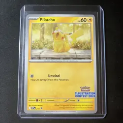 Pikachu - 214 (Illustration Contest 2024) 214 Sv: Scarlet & Violet Promo Cards - Image 1