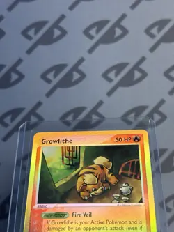 Pokemon TCG - Growlithe #65/100 Reverse Holo - Lightly Played See Pics - Vintage - Image 3