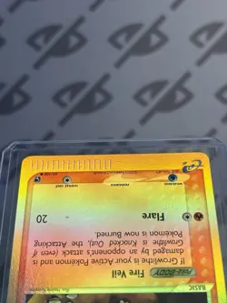 Pokemon TCG - Growlithe #65/100 Reverse Holo - Lightly Played See Pics - Vintage - Image 4