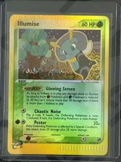 Pokemon TCG - Illumise #38/100 Reverse Holo - Near Mint - Vintage 2003 Nintendo - Image 1