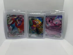 Lot Of 10 NM Pokemon Card Mix With Card Protectors Pikachu,Gyarados,Erika,Mew ++ - Image 2