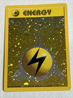 Pokemon Electric Energy (WotC 2000 League Promo) Reverse Holo 4 Corner Swirls - Image 1