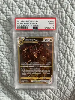 2023 Pokemon SWSH Crown Zenith Giratina VSTAR Galarian Gallery #GG69/GG70 Psa 9 - Image 1
