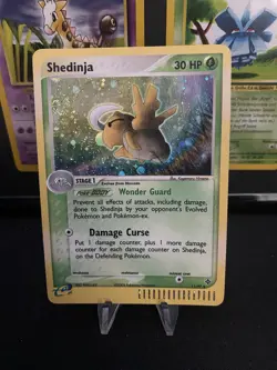 Pokemon TCG Shedinja Dragon 11/97 Holo Rare With Swirl - Image 1