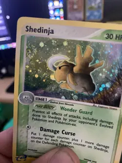 Pokemon TCG Shedinja Dragon 11/97 Holo Rare With Swirl - Image 2