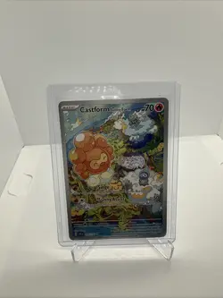 Castform Sunny Form Holo Pokemon TCG Illustration 195/191 Surging Sparks - Image 1