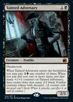 Near Mint x 1 Tainted Adversary - Promo Pack Promo Packs - MTG - Image 1